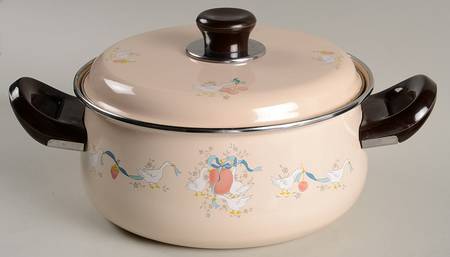 Marmalade 4 Quart Metal Covered Casserole