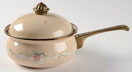 Marmalade 1.0 Quart Metal Covered Saucepan