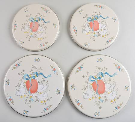 Marmalade Stove Cover Set-Steel 2 8" & 2 10" Round Covers