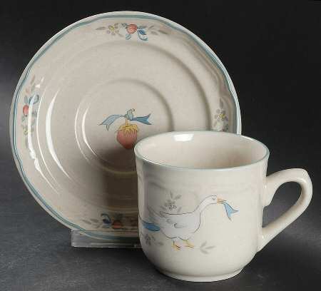 Marmalade Flat Cup & Saucer Set by International