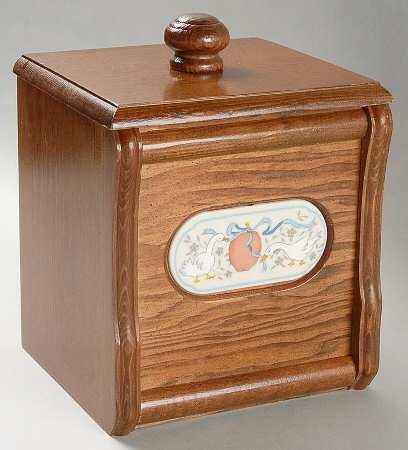 Marmalade Medium Wood Canister & Lid