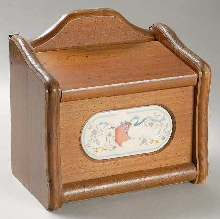 Marmalade Wood Recipe Box & Lid