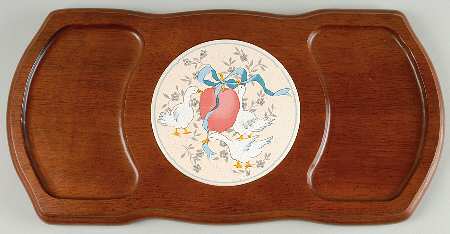 Marmalade Wood Base Cheese and Cracker Set