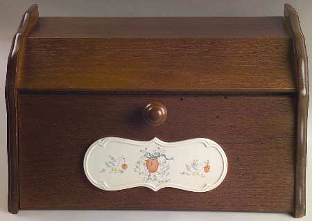 Marmalade Wood Bread Box