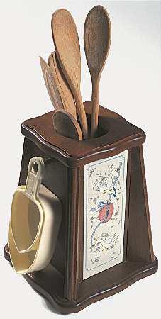 Marmalade Wood Utensil Caddy Set