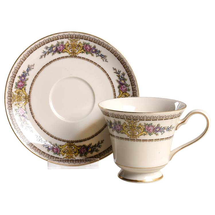 Marquis Footed Cup & Saucer Set