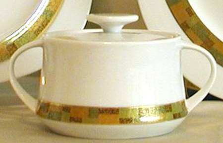 Martinique Sugar Bowl & Lid