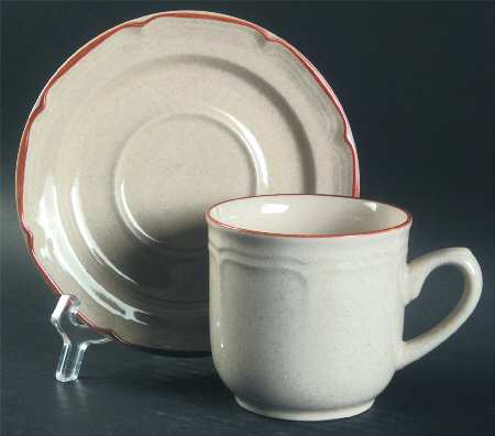 Michelle Flat Cup & Saucer Set
