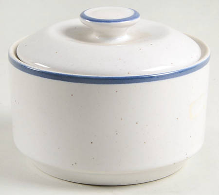 Midnight Flower Sugar Bowl & Lid