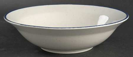Midnight Flower 9" Round Vegetable Bowl