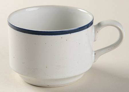 Midnight Flower Flat Cup