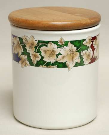 Nature Study Extra Large Canister & Wood Lid