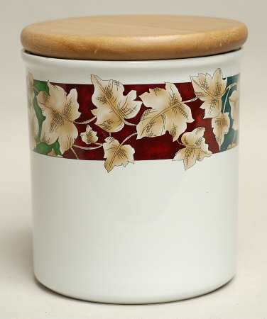 Nature Study Large Canister & Wood Lid