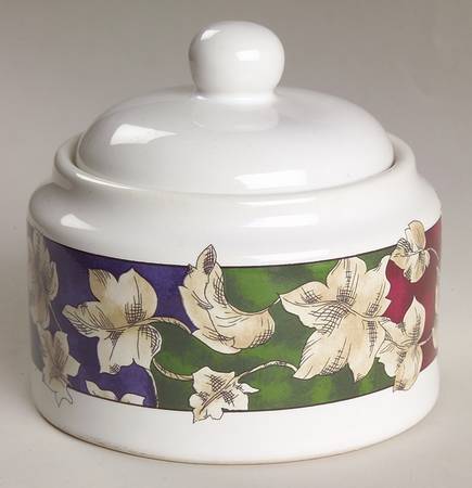 Nature Study Sugar Bowl & Lid