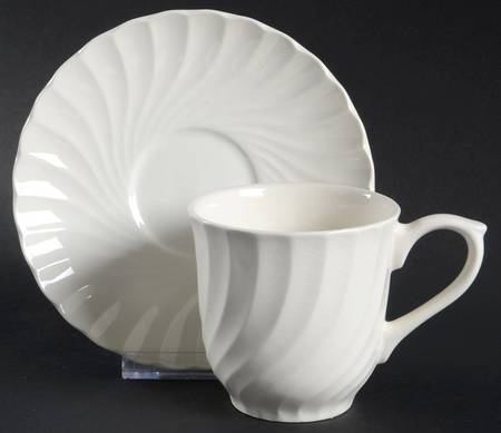 Newcastle Flat Cup & Saucer Set
