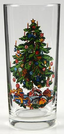 Noel (Band 1-4" From Edge) 12 Oz Glassware Tumbler