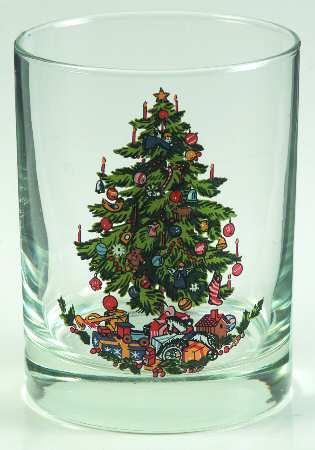 Noel (Band 1-4" From Edge) 12 Oz Glassware Double Old Fashioned