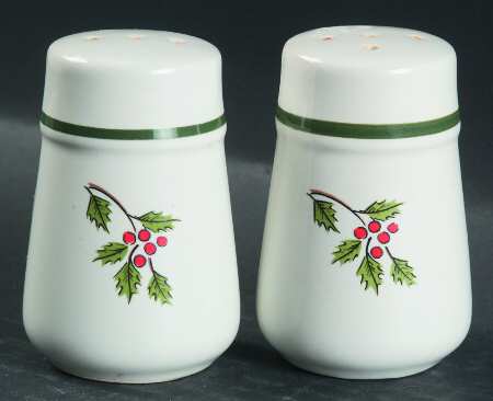 Noel (Band 1-4" From Edge) Salt & Pepper Set