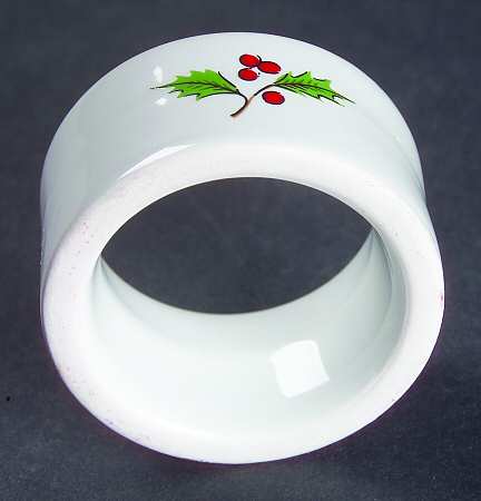 Noel (Band 1-4" From Edge) Napkin Ring