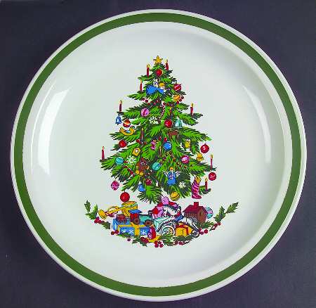 Noel (Band 1-8" From Edge) 11" Chop Plate (Round Platter)
