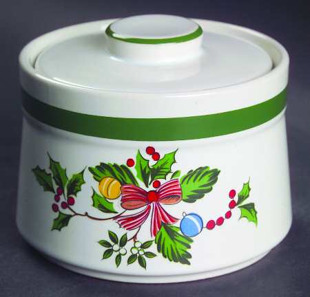 Noel (Band 1-8" From Edge) Sugar Bowl & Lid