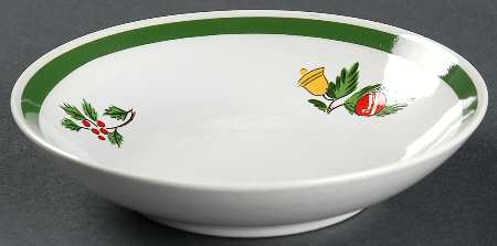 Noel (Band 1-8" From Edge) Fruit/Dessert (Sauce) Bowl