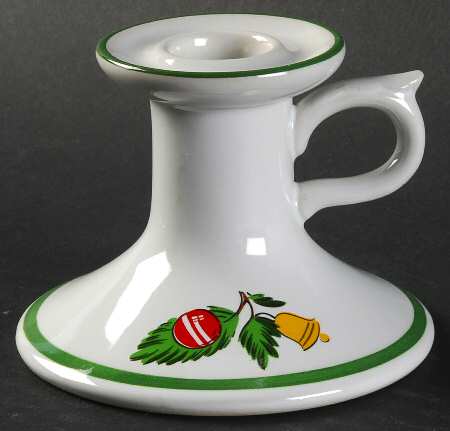 Noel (Band 1-8" From Edge) 3" Candlestick