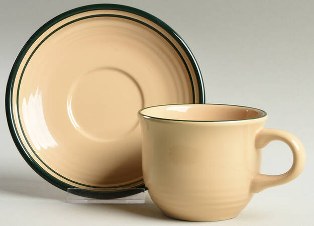 Oasis Flat Cup & Saucer Set