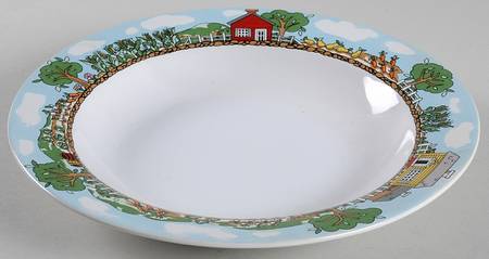 Old Salem Large Rim Soup Bowl