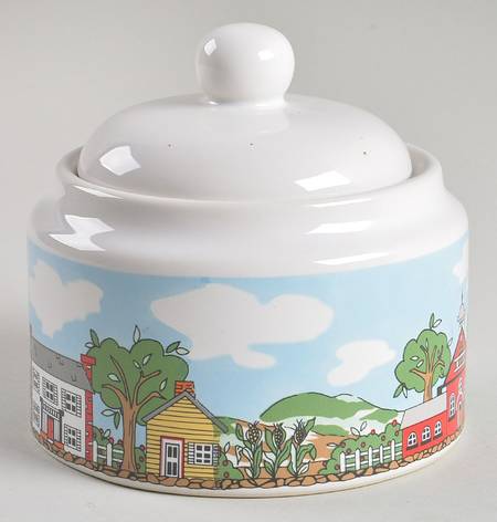 Old Salem Sugar Bowl & Lid