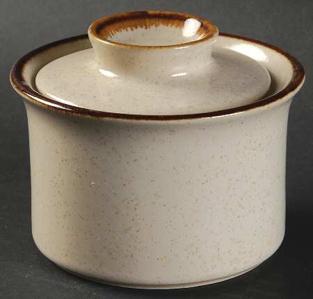 Orangeade Sugar Bowl & Lid
