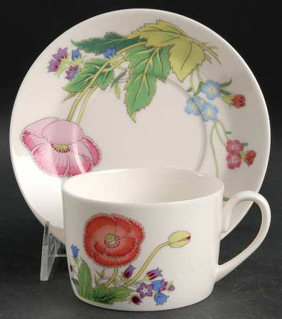 Palace Garden Flat Cup & Saucer Set