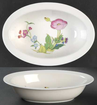Palace Garden 10" Oval Vegetable Bowl