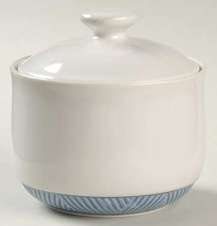 Passages Blue Sugar Bowl & Lid