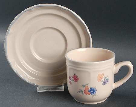 Petite Flat Cup & Saucer Set