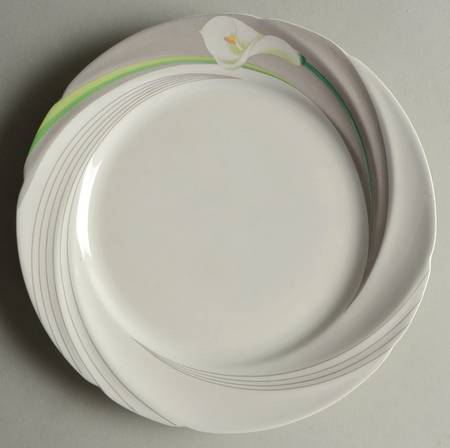 Pirouette Grey Salad Plate