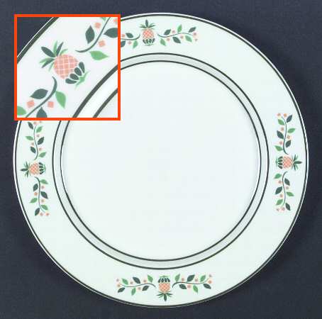 Plantation Garden Dinner Plate