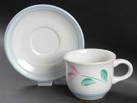 Porto Flat Cup & Saucer Set