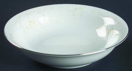 Promise (Platinum Trim) Fruit/Dessert (Sauce) Bowl
