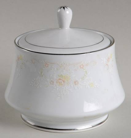 Promise (Platinum Trim) Sugar Bowl & Lid