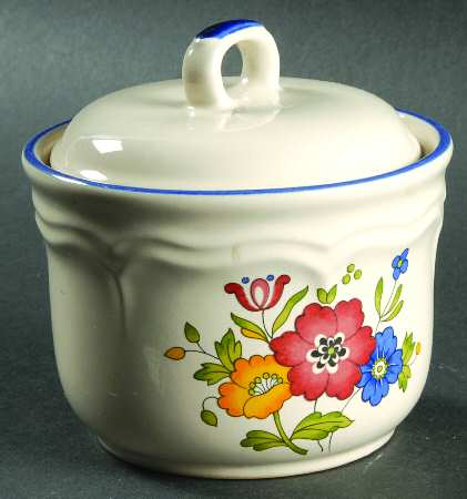 Provincial Sugar Bowl & Lid