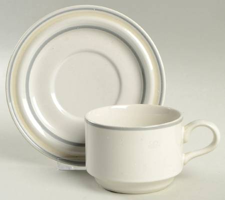Quarry Flat Cup & Saucer Set