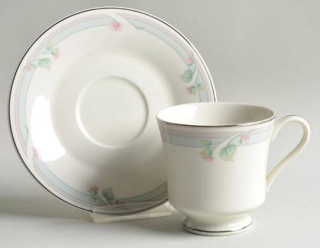 Rhapsody Footed Cup & Saucer Set