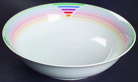 Rings 9" Round Vegetable Bowl