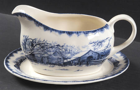 Riverwood Gravy Boat & Underplate/Relish