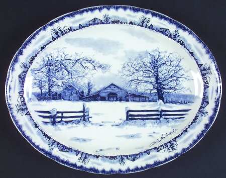 Riverwood 12" Oval Serving Platter