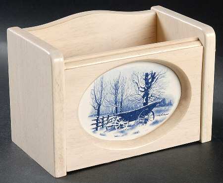 Riverwood Wood Open Recipe Box