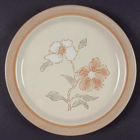 Rock Garden Smokey Topaz Salad Plate