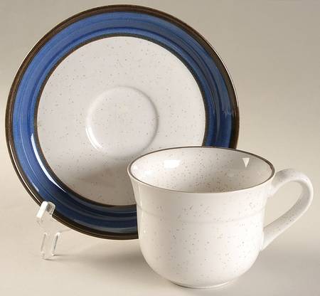 Rondele Flat Cup & Saucer Set