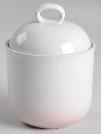 Rose Ribbon Sugar Bowl & Lid